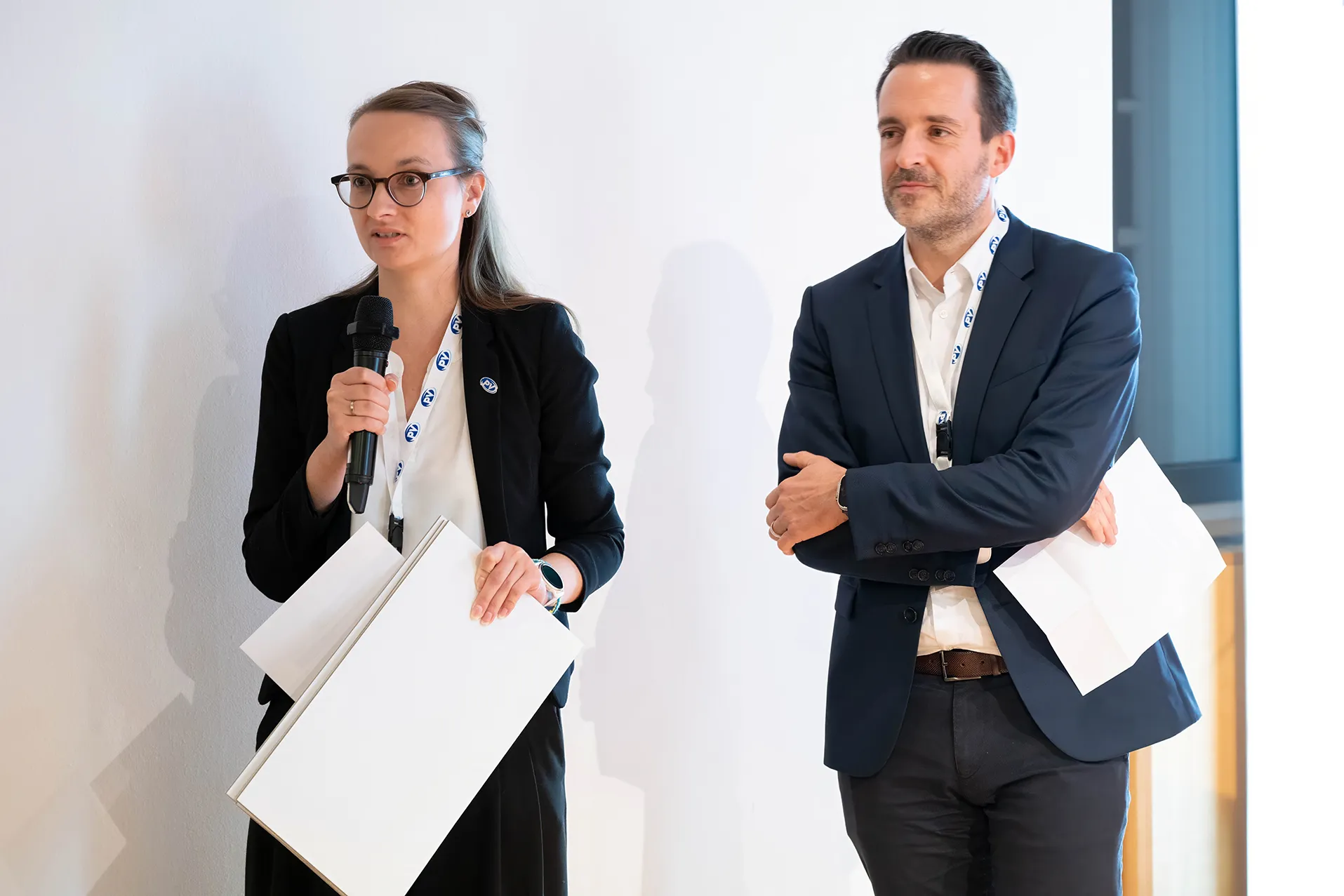 Mag.a Doreen Stöhr (Abteilungsleiter-Stv.in Forschugsabteilung Pensionsversicherung), Priv.-Doz. Dr. Christoph Weiser (Ärztlicher Leiter Reha-Zentrum Felbring)