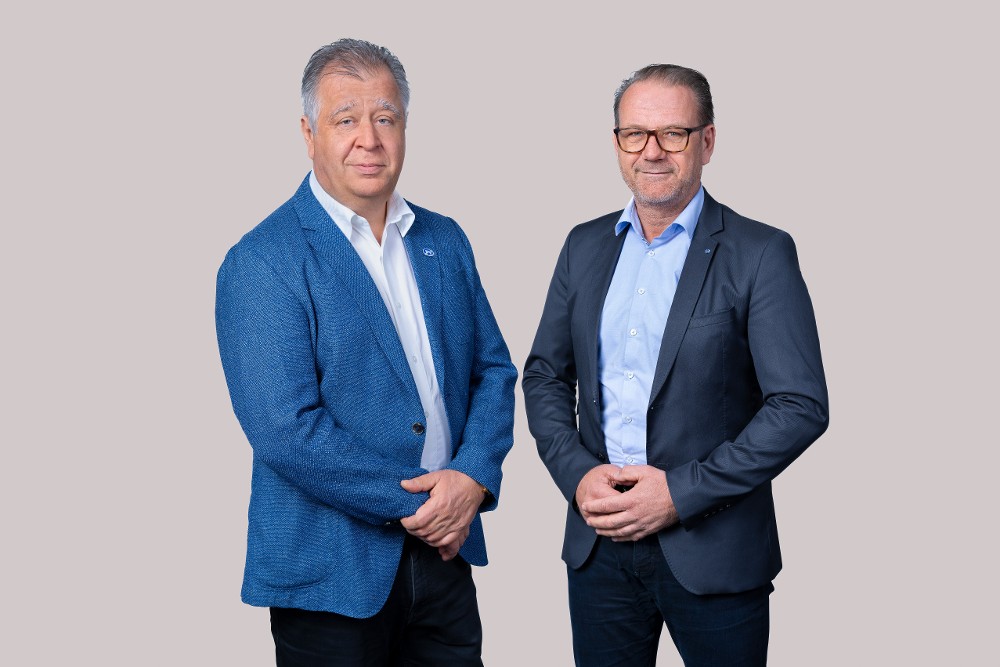 Gemeinsames Porträt der PV-Obmänner Peter Schleinbach (links) und Andreas Herz (rechts)
