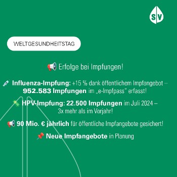 Mehr Informationen zum Thema: 'DVSV zum Weltgesundheitstag: Steigerung bei Influenza-Impfungen um 15 Prozent dank dem Öffentlichen Impfprogramm'