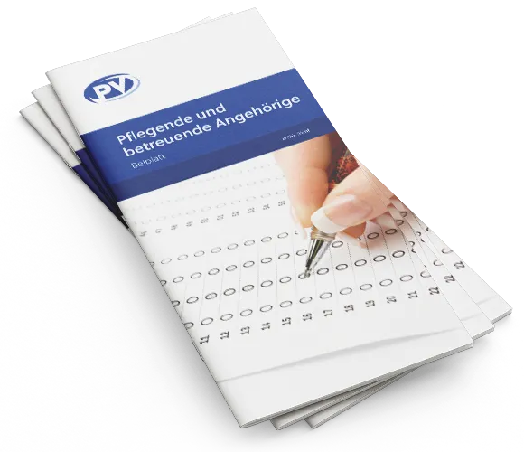 Beiblatt pflegende und betreuende Angeh&ouml;rige