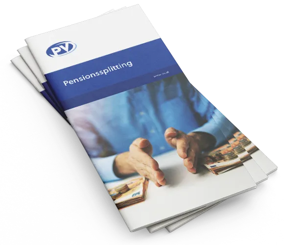 Titelbild der Broschüre zum Pensionssplitting