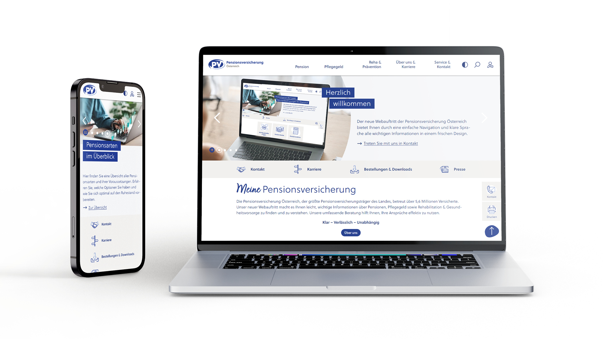 Mehr Informationen zum Thema: Pensionsversicherung präsentiert neue Website