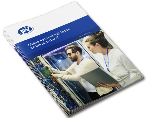 Titelbild der Brosch&uuml;re "Meine Karriere mit Lehre in der IT"