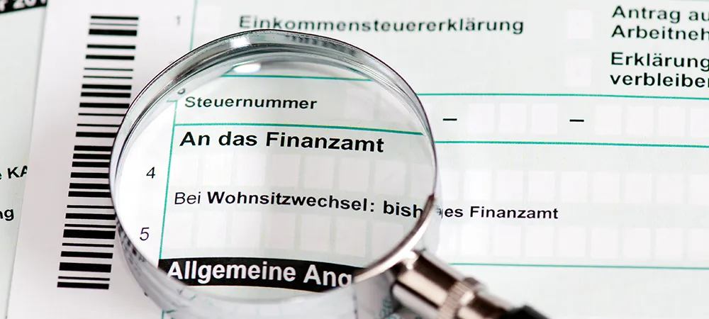 Steuererklärung, Arbeitnehmer*innenveranlasung, Formular, Finanzamt