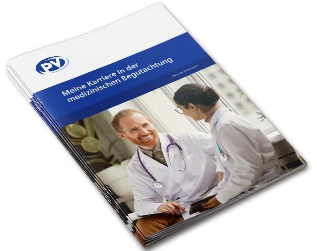 Titelbild der Brosch&uuml;re "Meine Karriere in der medizinischen Begutachtung"